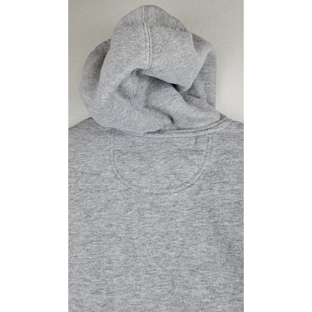 US Polo Assn Men's Small Heather Gray Hooded Jacket Zip Up Hoodie